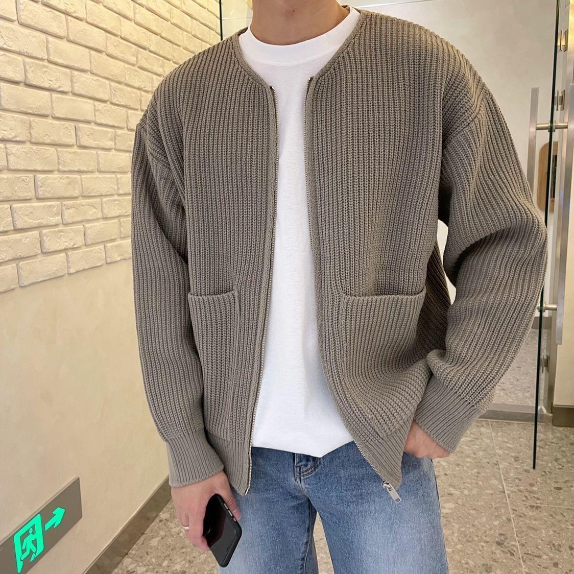 Theo™ | Strickjacke mit Reißverschluss
