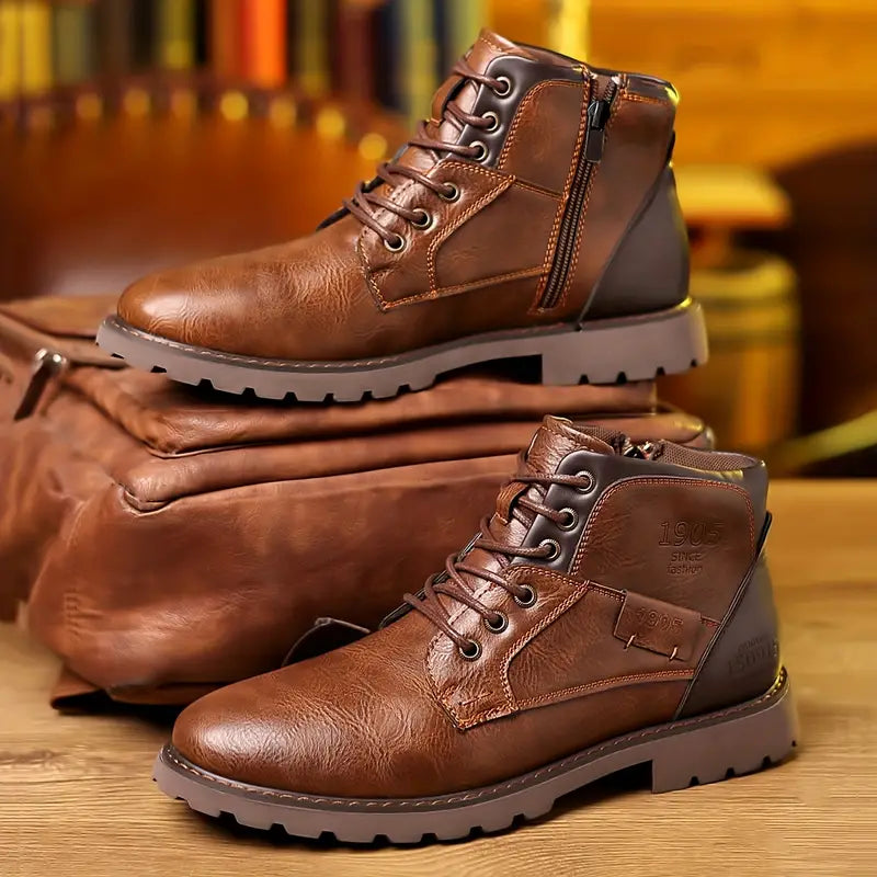 Aiden™ | Zeitlose klassische Lederstiefel