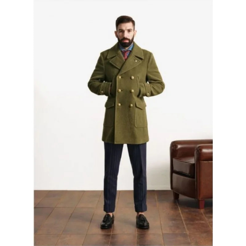 Charlie™ | Herren Woll-Peacoat