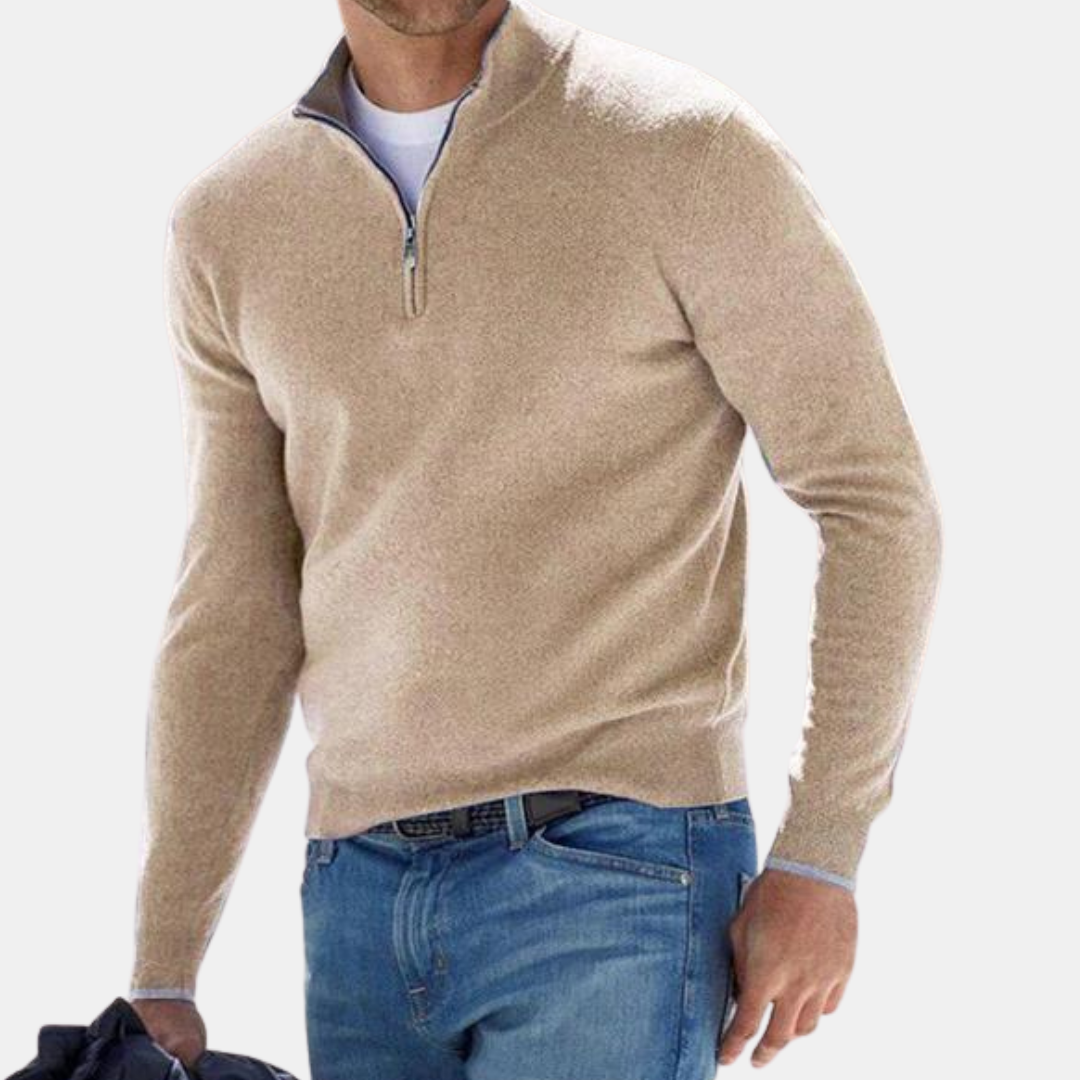 Fabian™ | Stylischer Pullover mit Reißverschluss