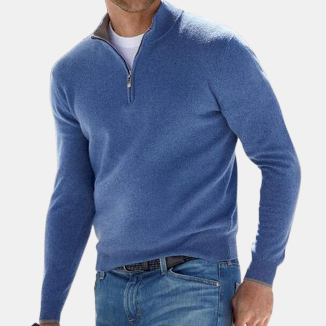 Fabian™ | Stylischer Pullover mit Reißverschluss