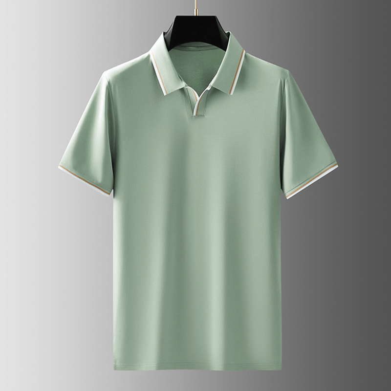 Sanremo™ | Luxuriöses Sommer-Poloshirt aus Seide