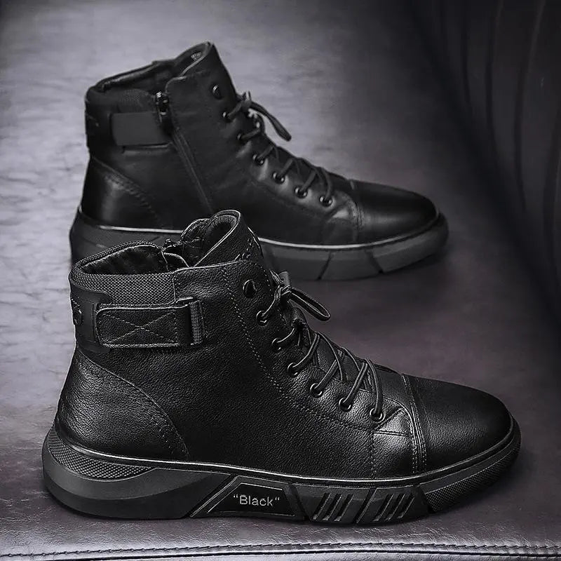 Austin™ | Herren Leder High-Top Sneaker